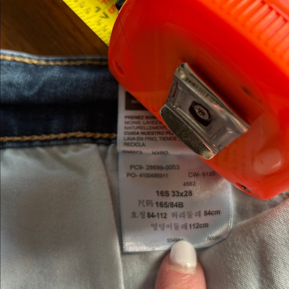 Denizen from Levi's Blue Straight Leg Jeans mid-rise. Great condition - Picture 6 of 9
